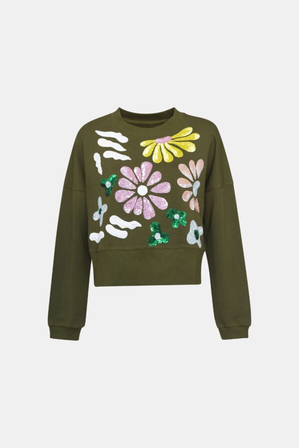 Sudadera verde mdm