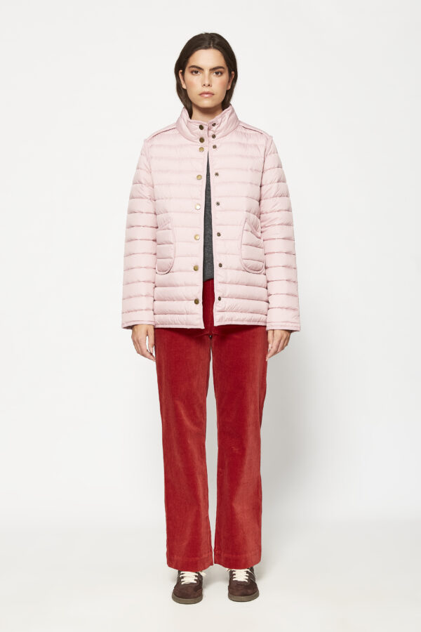 Chaqueta acolchada rosa mdm