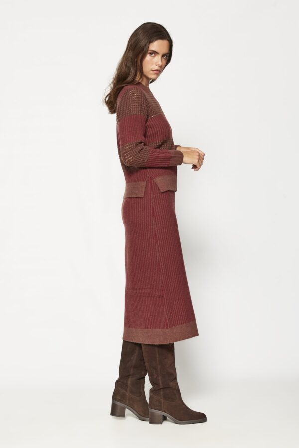Conjunto de punto Falda y jersey